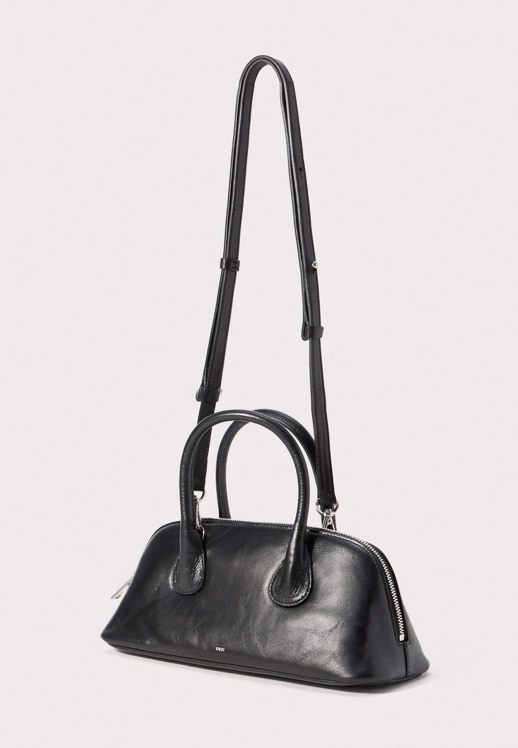 バッグ OSOI SHOULDER BROCLE MINI [STONE BLACK] Osoi SHOULDER BROCLE MINI - Handbag - stone black/black - Zalando