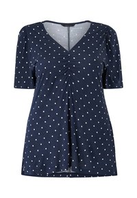 Ausgewählt, blau gepunktet