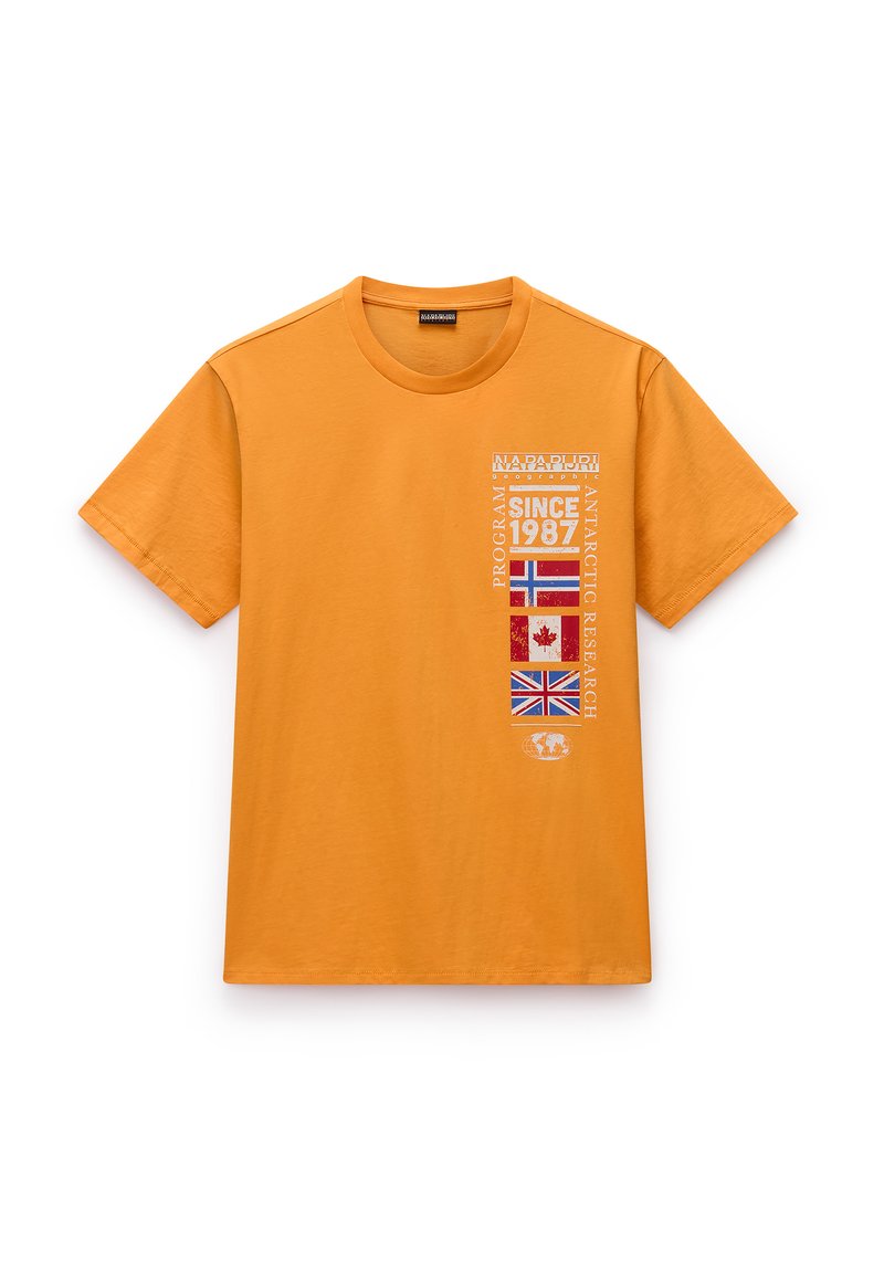 Napapijri T-shirt print oranje