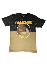 Paradiso Clothing RAMONES ALL THE WAY DYE WASH - Print T-shirt - black