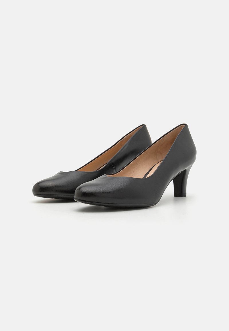 Sandales Escarpins PETER KAISER En Tissu Noir - Taille 37.5, Très Bon état