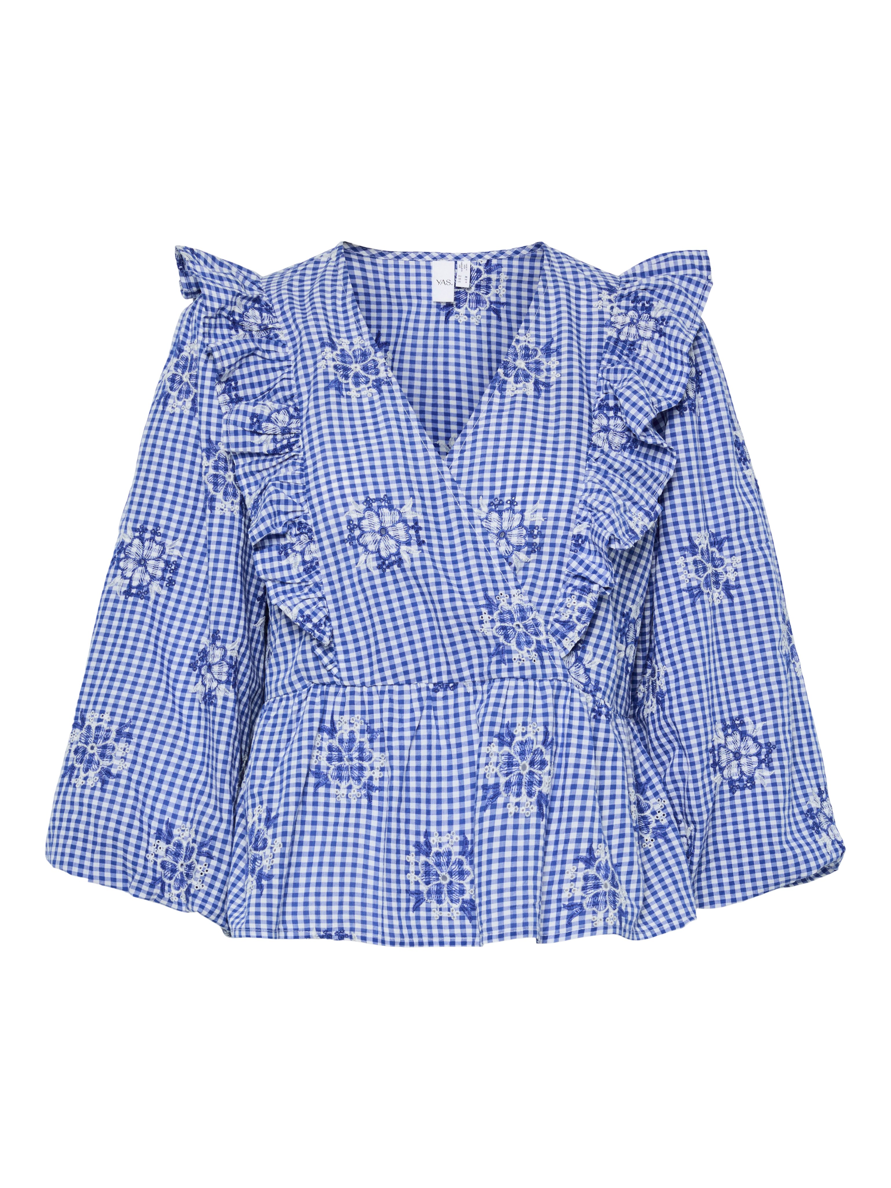 売れ筋商品|||ヤス シャツ レディース トップス YASGINGA 3/4 - Blouse - dazzling blue YAS YASGINGA 3/4 - Bluse - dazzling blue/blau - Zalando.ch