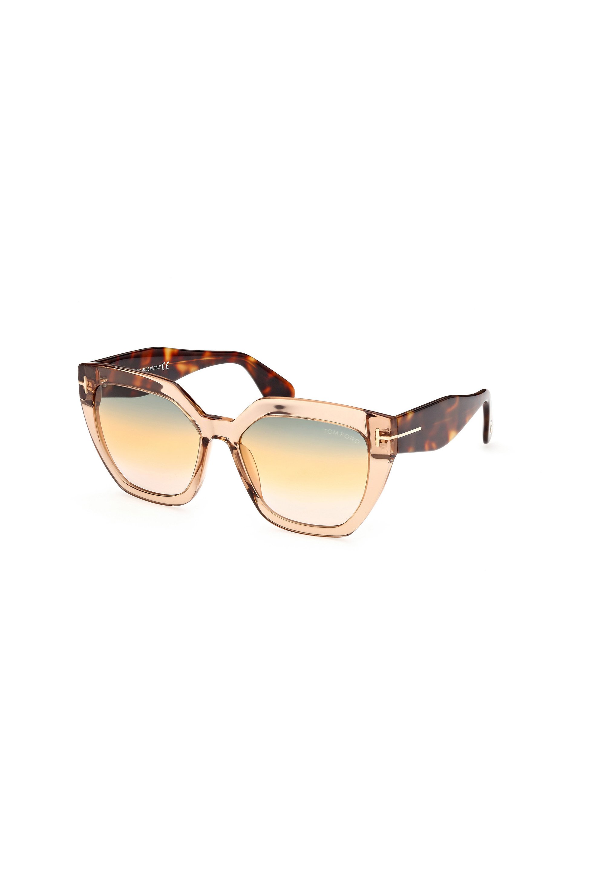Tom Ford Women’s Beige Gradient “phoebe” Sunglasses Tom Ford Square Sunglasses TF939 Phoebe 45B Transaparent  main image 2