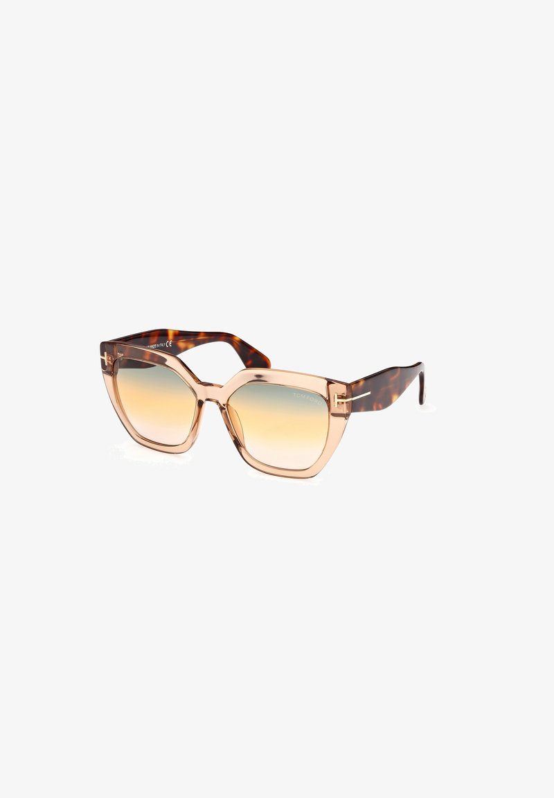 Tom Ford PHOEBE - Sonnenbrille - marrone grigio fumo sfumato
