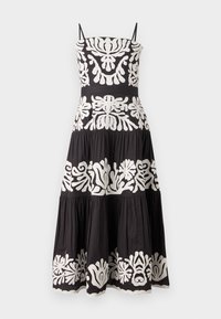 AGATHE APPLIQUE TANK DRESS - Nappali ruha - black