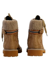 Divine Factory Bottines de cowboy / motard - beige