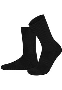 Normani 4 PACK MIT POLSTERSOHLE UND KOMFORTBUND - Socken - schwarz