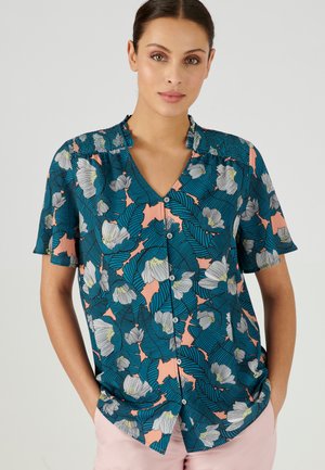 Damart, À SMOCKS - Chemisier - orange feuillage