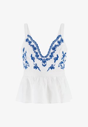 Guess STICKEREI - Camicetta - weiß