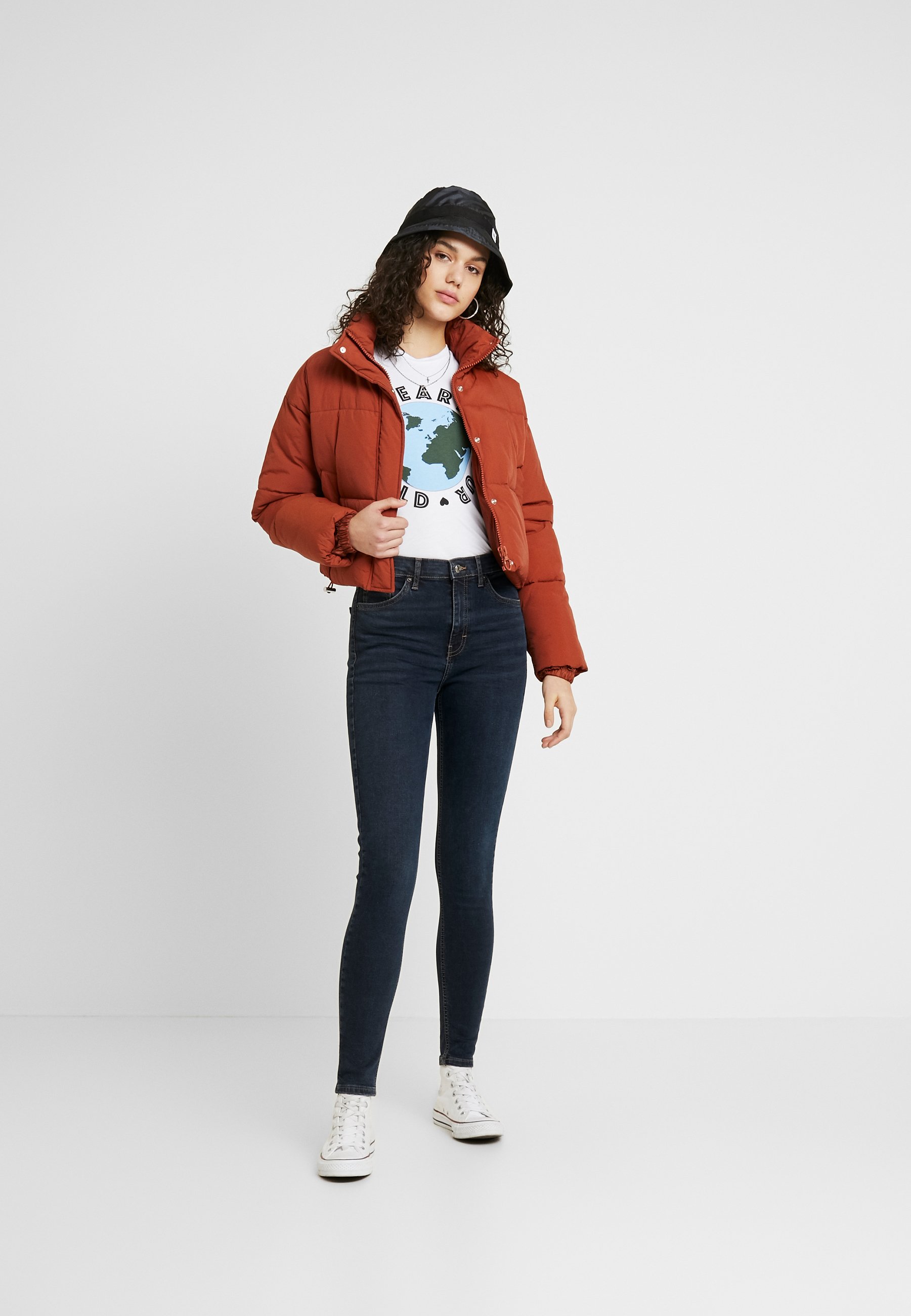 Topshop JAMIE - Jeans Skinny Fit - blue 