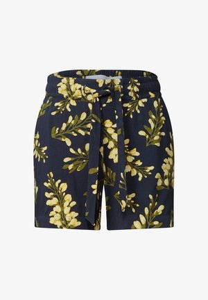 Street One Studio, MID WAIST SHORTS MIT FLORALEM PRINT - Short - maritime blue