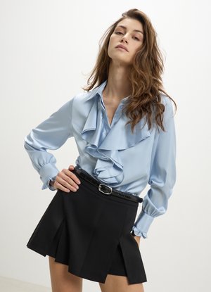 Calliope IN CON ROUCHES - Hemdbluse - azzurro