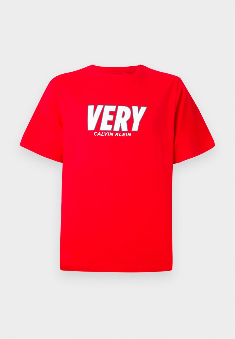 Calvin Klein Jeans T-shirt print rood