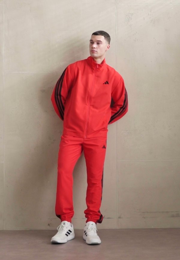 BASIC 3 STRIPES SET - Tracksuit - pure ruby2