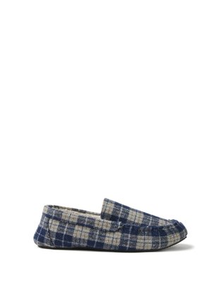 CHECKERED - Hausschuh - blue grey