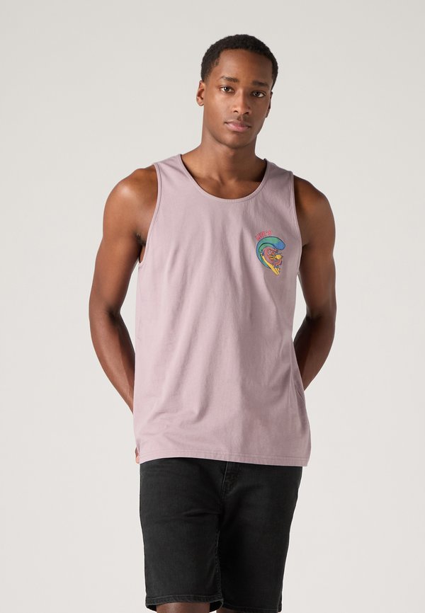 RELAXED GRAPHIC TANK - Top - surf purple dove