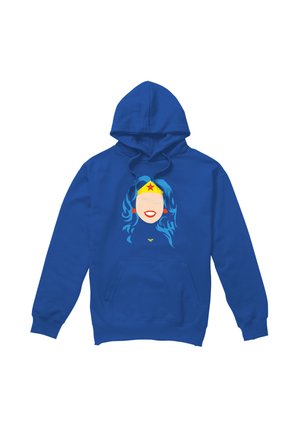 Cotton Soul, WONDER WOMAN LARGE FACE - Kapuzenpullover - royal blue