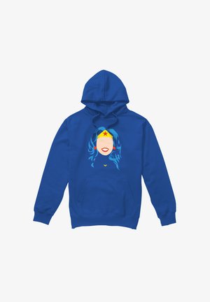 Cotton Soul, WONDER WOMAN LARGE FACE - Hoodie - royal blue