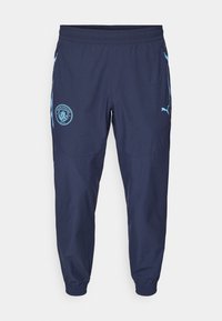 MCFC PUMATECH PANTS - Joukkuetuote - deep navy/team light blue