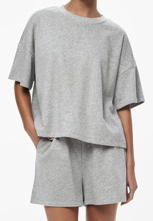 Camiseta básica - mottled light grey