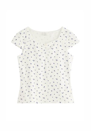Lindex SHORT-SLEEVED  - T-shirt print - light dusty white
