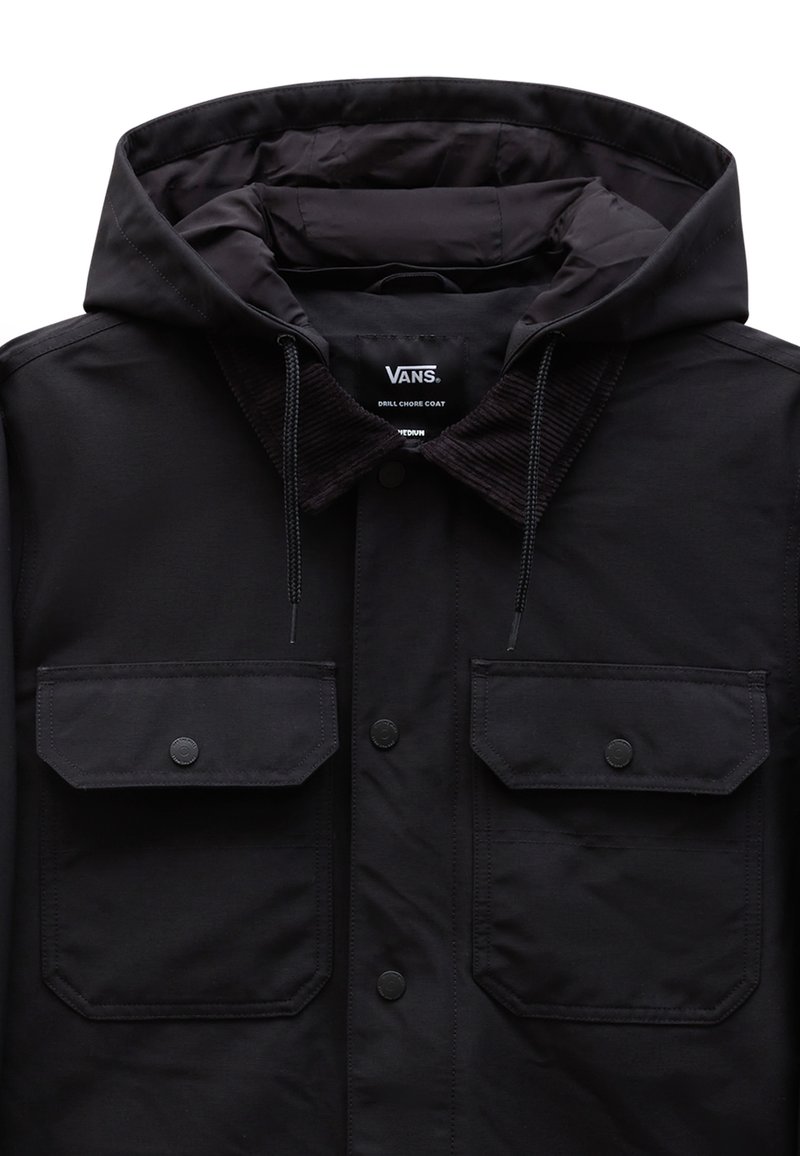 vans black drill chore coat