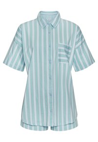 VIVANCE DREAMS BY LASCANA DOLCE VITA BUTTON SHORTY - Pižamos komplektas - blue