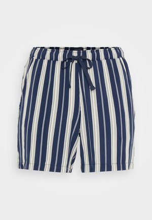 Schiesser KURZ - Nattøj bukser - blue/beige