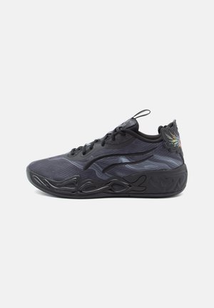 MB 04 LO TEAM - Scarpe da basket - black/dark amethyst