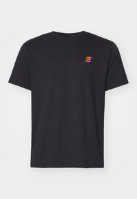 Salomon FURIOUS TEE UNISEX - Trükipildiga T-särk - deep black