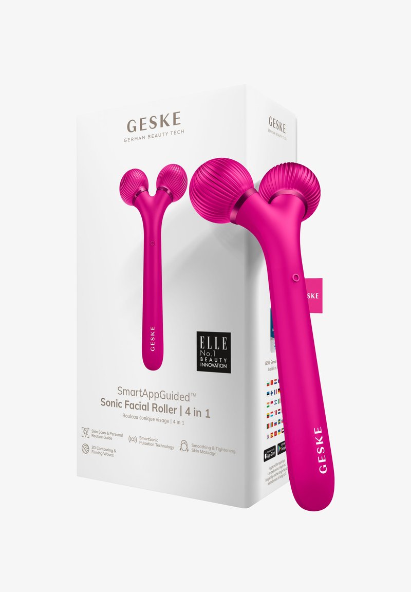 GESKE - SONIC FACIAL ROLLER | 4 IN 1 - Accessori skincare - magenta, Ingrandire