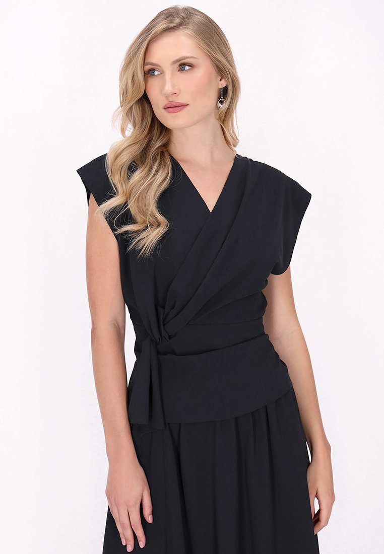 dreimaster Blouse donkerblauw dreimaster Blouse donkerblauw