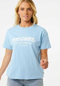 Rip Curl SURF PUFF - T-shirts print - mid blue