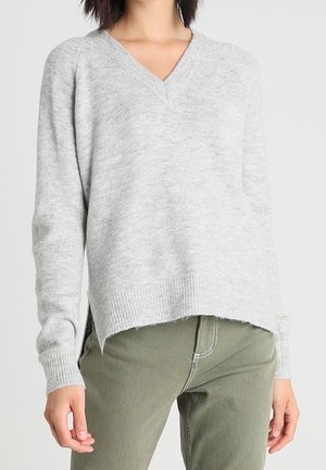 Maglione - mottled light grey
