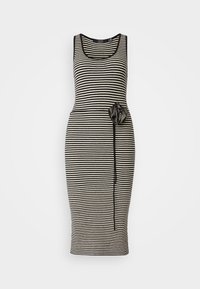 VMBLOOM O NECK DRESS - Robe fourreau - black/birch