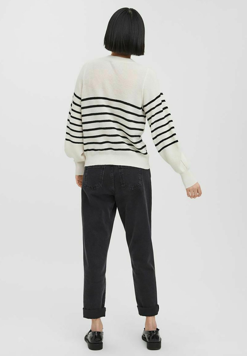 Damen Strickjacken | Vero Moda Strickpullover snow white/weiß - RJ95645 Damen Strickjacken | Vero Moda Strickpullover snow white/weiß - RJ95645