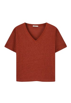 T-Shirt basic - braun