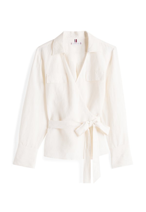 WRAP BLOUSE - Blouse - ivory petal3