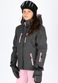 Swedemount CERVINIA  - Snowboardjacka - charcoal melange light pink