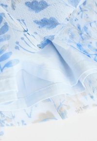 Next Vardagsklänning - blue floral mesh