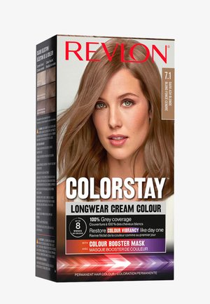 Revlon HAIR COLOR COLORSTAY, LONGWEAR CREAM COLOUR - Haarverf - blond fonce cendre