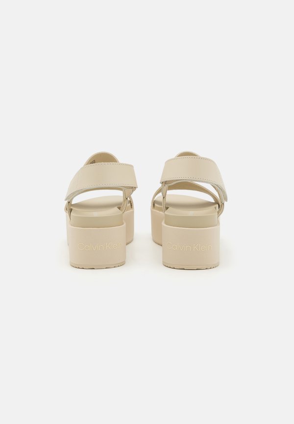 FLATFORM SLING - Platform sandals - triple turtle dove3