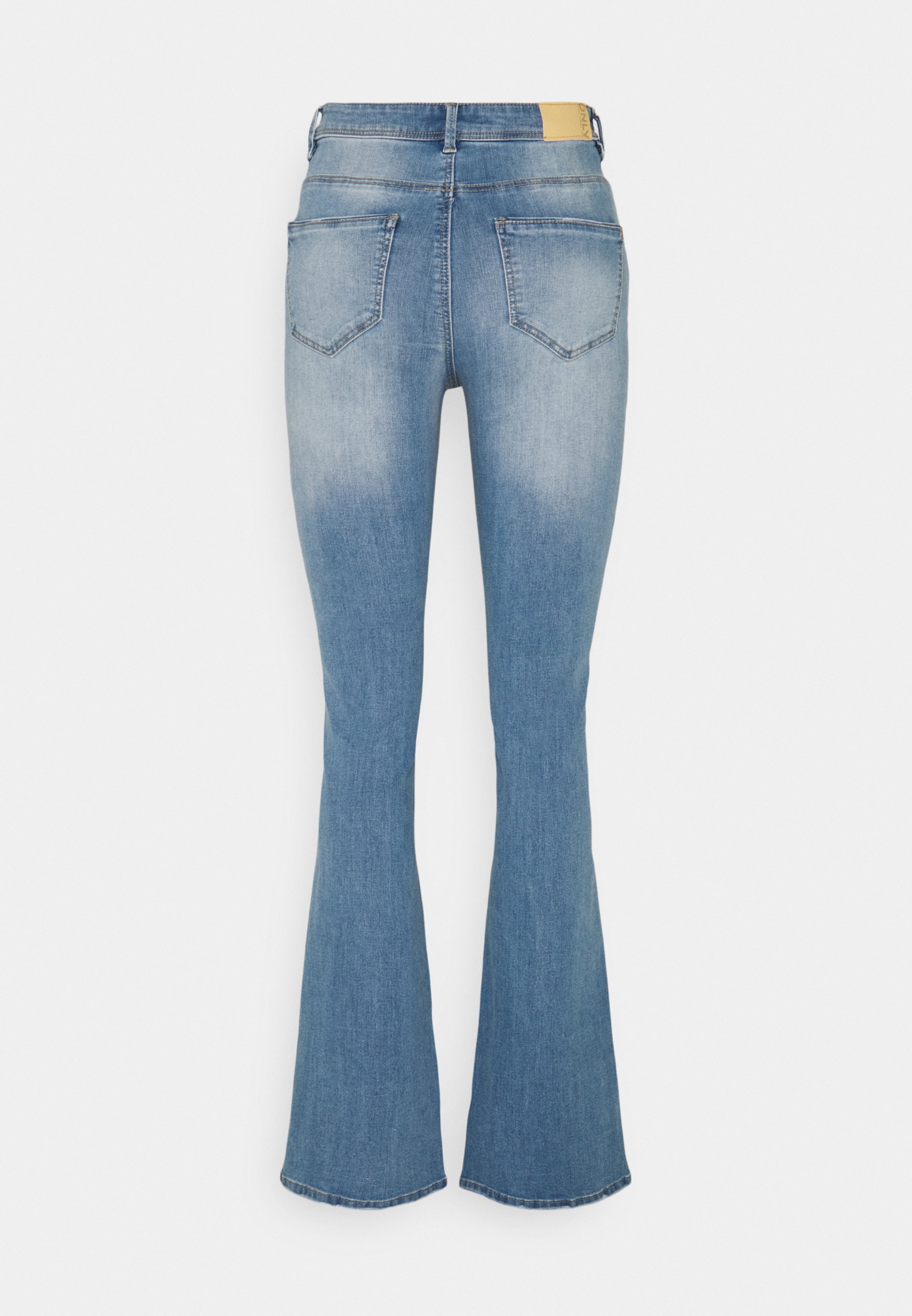 ONLY ONLWAUW LIFE FLARE - Jeans a zampa - light medium blue/carta da  zucchero - Zalando.it