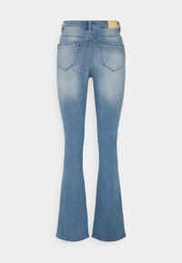 ONLY ONLWAUW LIFE FLARE  - Flared jeans - light medium blue