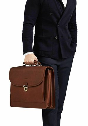 John Henric Briefcase - chestnut