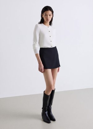 Calliope, PANTALONE TINTA UNITA - Skort - ultrablack
