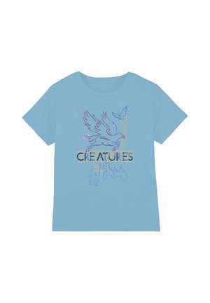 Warner Brothers, HARRY POTTER MAGICAL CREATURES LINE DRAWINGS UNISEX - Print T-shirt - light blue