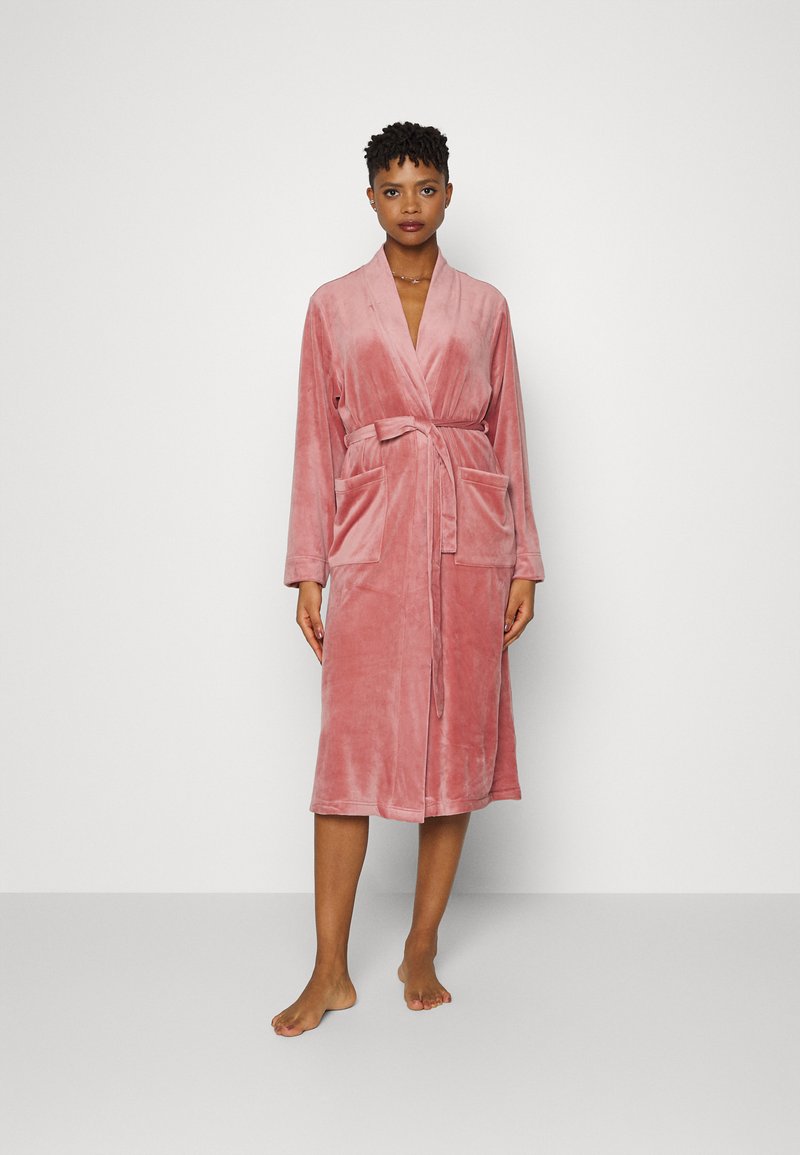 Lindex ROBE JESSICA - Roupão - dark dusty pink