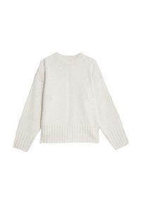 TEXTURED CREW NECK - Trui - light natural
