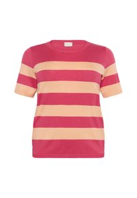 Unselected, rasberry peach wide stripe